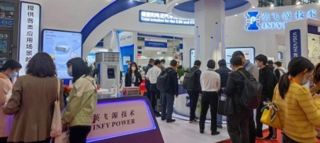 Infypower apresentou módulo de potência do carregador de resfriamento líquido na Exposição CPTE de Shenzhen 2021